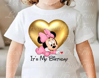Es mi cumpleaños Mickey Mouse dorado personalizado dibujos animados cumpleaños niño PNG, feliz cumpleaños PNG, cumpleañero PNG