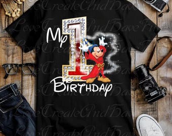 Mickey Mouse dorado de primer cumpleaños, caricatura personalizada, cumpleaños de niño, feliz cumpleaños, niño, cumpleaños, niño, PNG