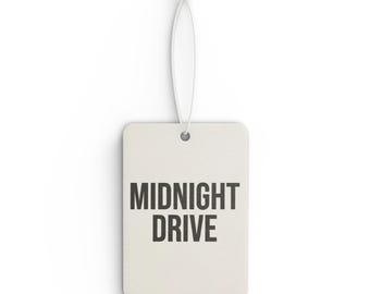 Trendy Midnight Drive Air Freshener Car Culture Accessory