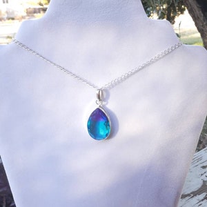 Turquoise & Purple Crystal Statement Necklace: Southwestern Bohemian Style