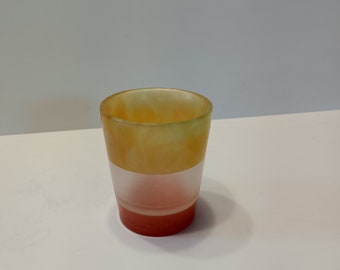 Layered Resin, Shot Glass Drinking cup, Juice, Great Gift Ready to Ship