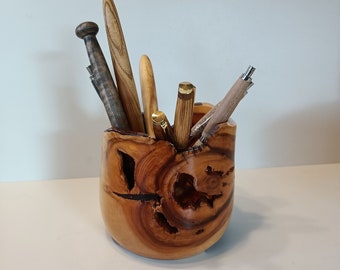 Beautifully handcrafted Live Edge Juniper Bowl Lathe turned Pen holder trinket Bowl Housewarming Nut Bowl Gift Ready to Ship