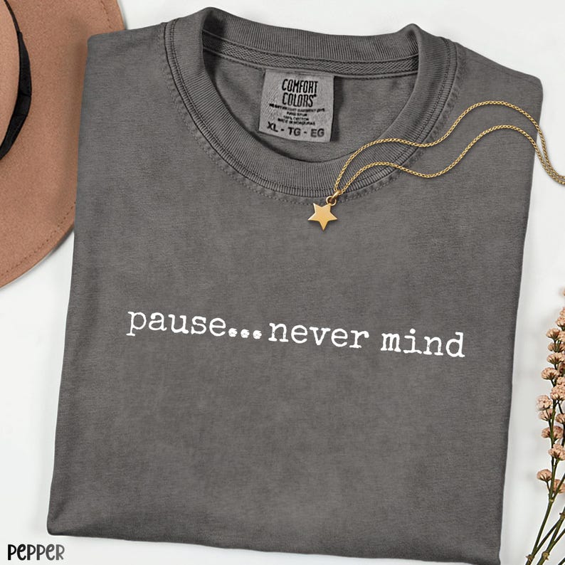 Pause... Never Mind Funny Mahjong Shirt, Comfort Colors Mahj Tee, Mahjong Club Shirt, Mahjong Tournament Gift, Mahjong Lover Tee image 2
