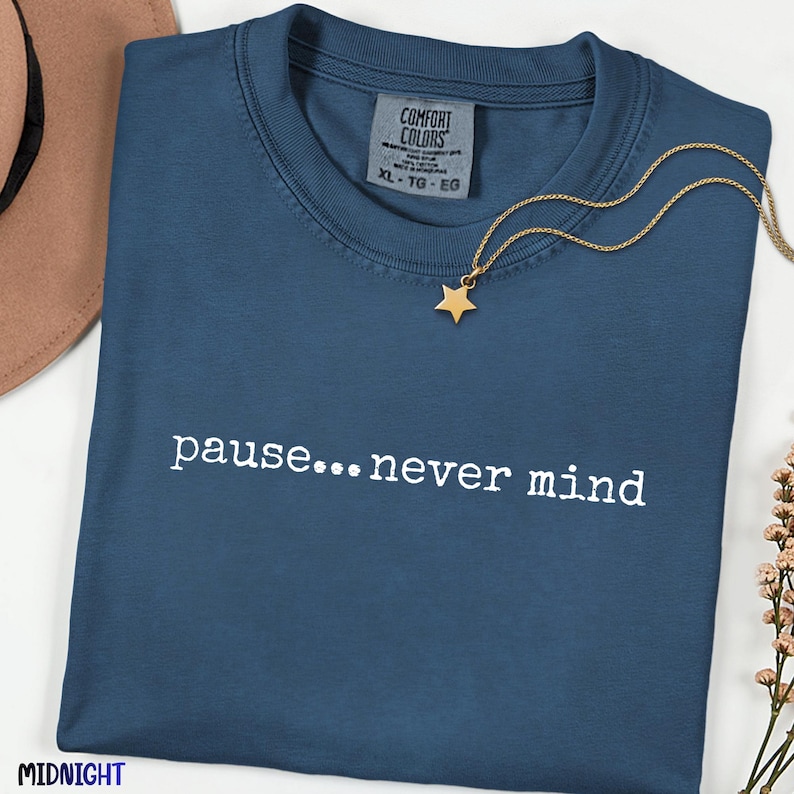 Pause... Never Mind Funny Mahjong Shirt, Comfort Colors Mahj Tee, Mahjong Club Shirt, Mahjong Tournament Gift, Mahjong Lover Tee image 4
