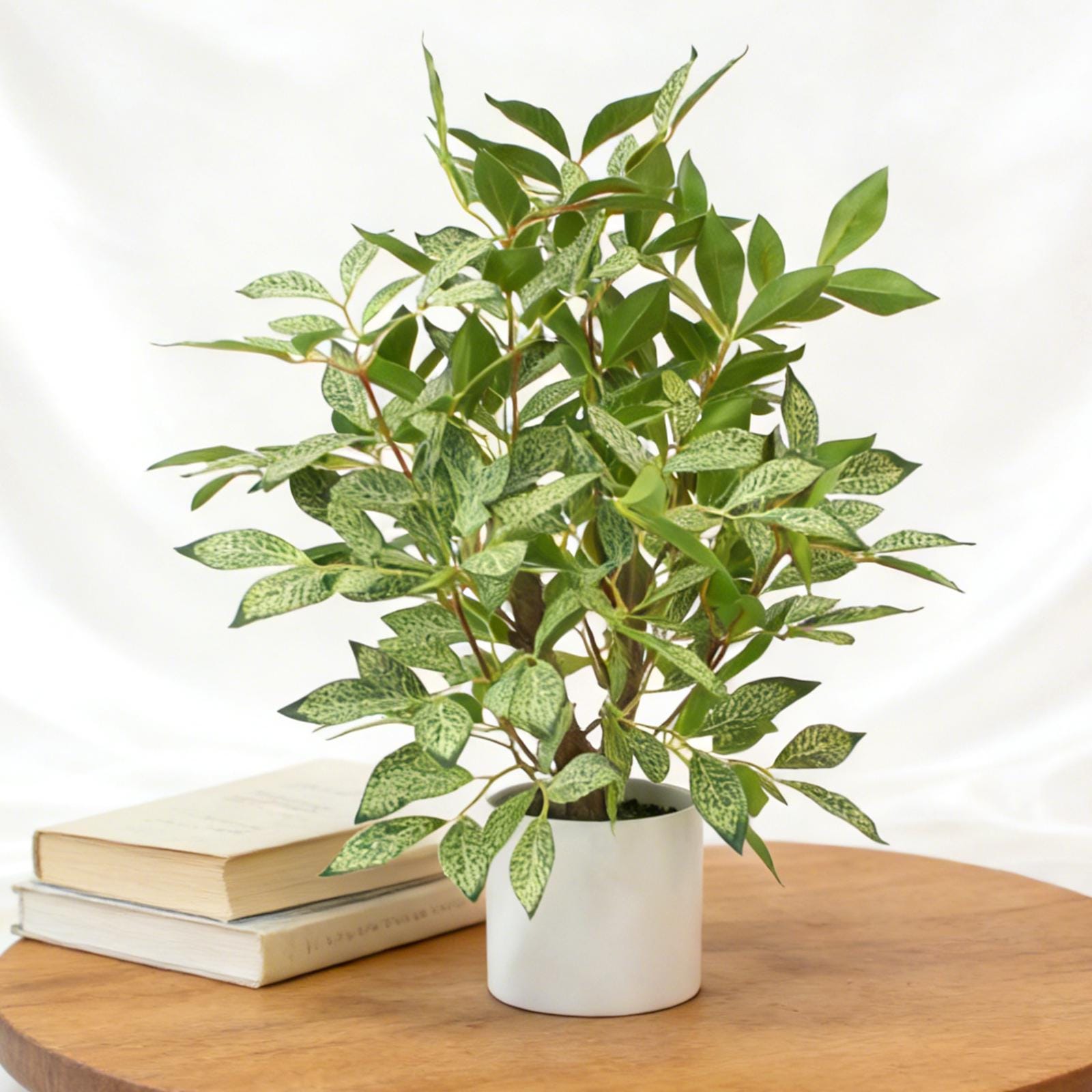 Artificial Ficus Potted Tree - 16" Lifelike Greenery Home Decor