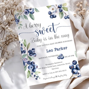 BS24, Redigerbar babyshowerinbjudan, En söt bärbaby på väg, – Direktåtkomst, flickbebis, Mall, BS24