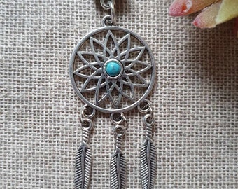 Dreamcatcher boho hippie dreadlock charm bead