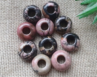 Dreadlock Gemstone Beads Jewllery  Rhoodochrosite 2 beads