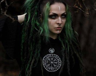 Forest Witch Synthetic Dreadlock Extensions Custom Single Or Double Ended Dread Set Brown Green Blends