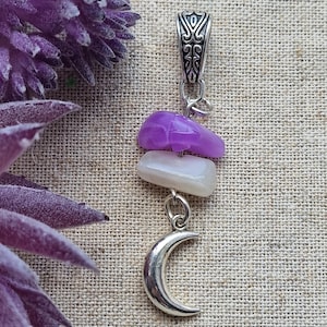Moon Dreadlock bead charm hair jewellery acessories