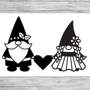 SVG Vector Download - Love Gnomes/Tomte