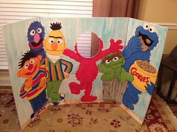 Items similar to CUSTOMIZED Cut Out Party Photo Props (Sesame Street, Tm Umi Zoomi, Or Your Own ...