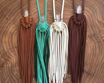 Crystal Fringe Medicine Pouch