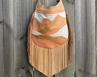 Painted Hills Fringe Bag