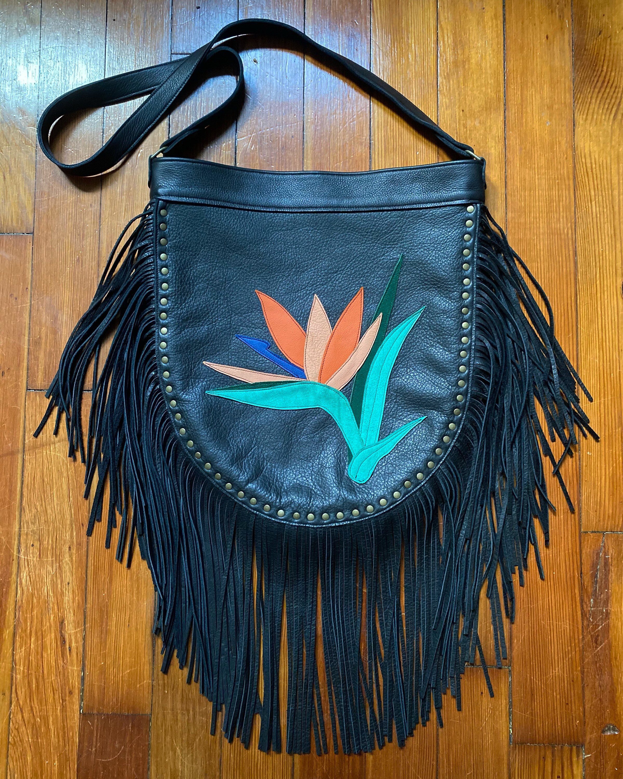 【SAND MUSEUM】PONY FRINGE BAG_Black◆大人気 Ladies Woven Fringe Crochet Knit Crossbody Bag | SeliniNY