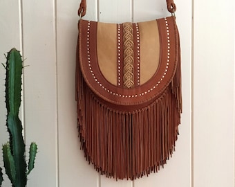 Surya Macramé Fringe Bag