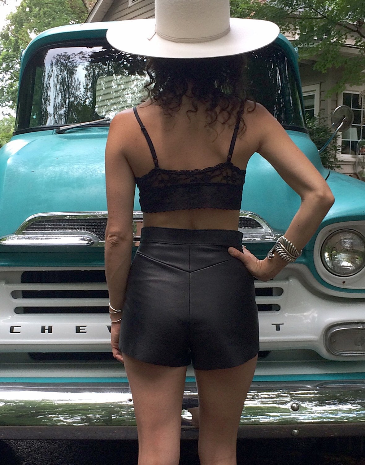 Black Leather Lace up Shorts Etsy Canada