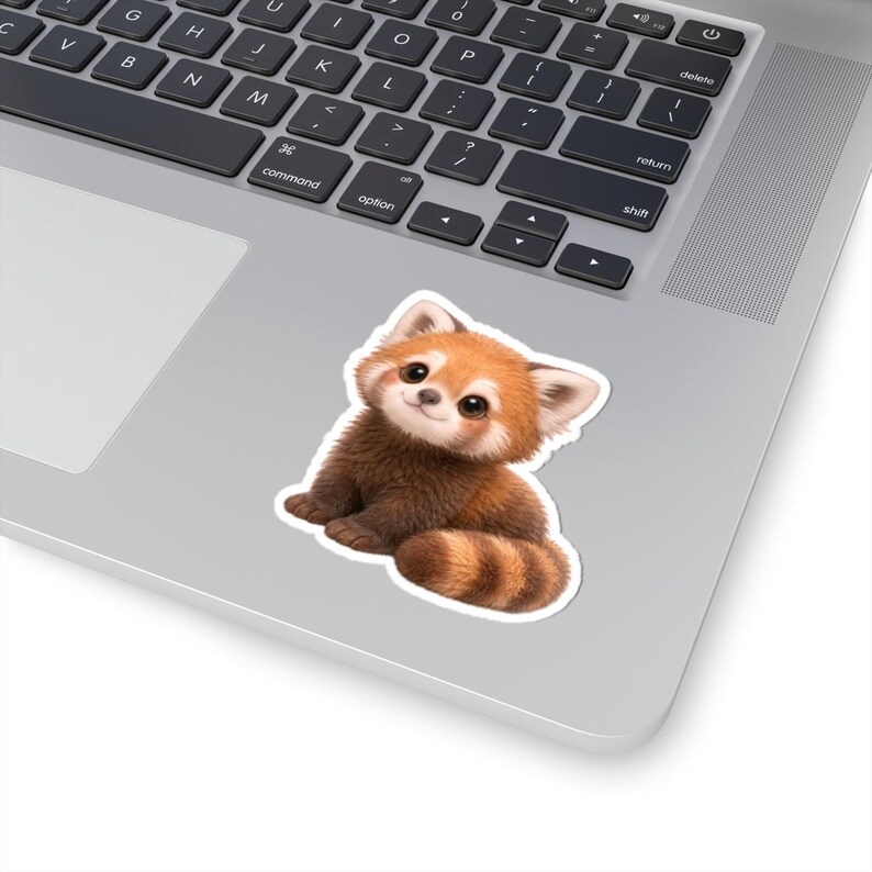 Cute Baby Red Panda Sticker Kawaii Woodland Animal Kisscut Vinyl ...