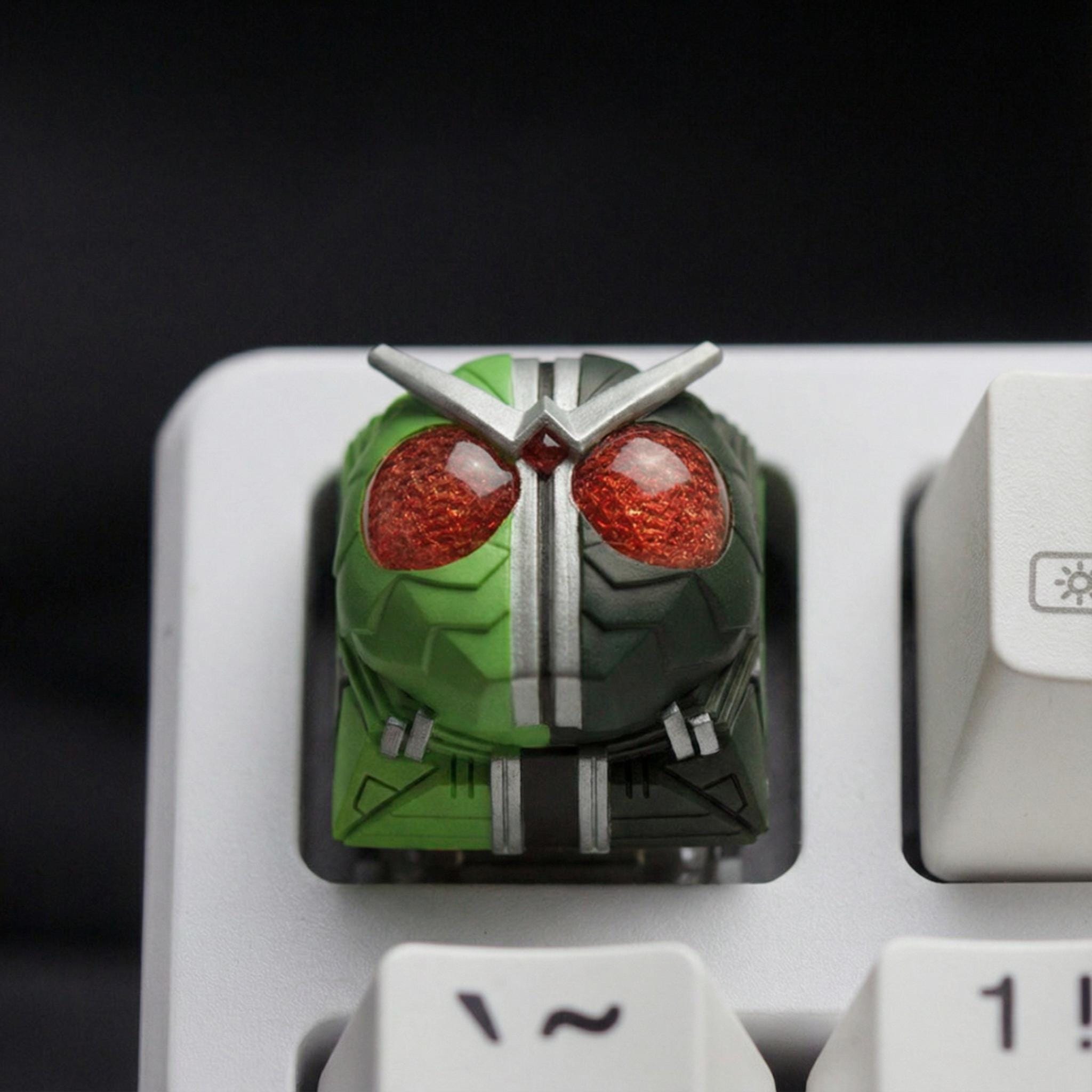 Kamen Rider Resin Keycap, Kuuga Den-o W, Cherry MX Keyboard - Etsy