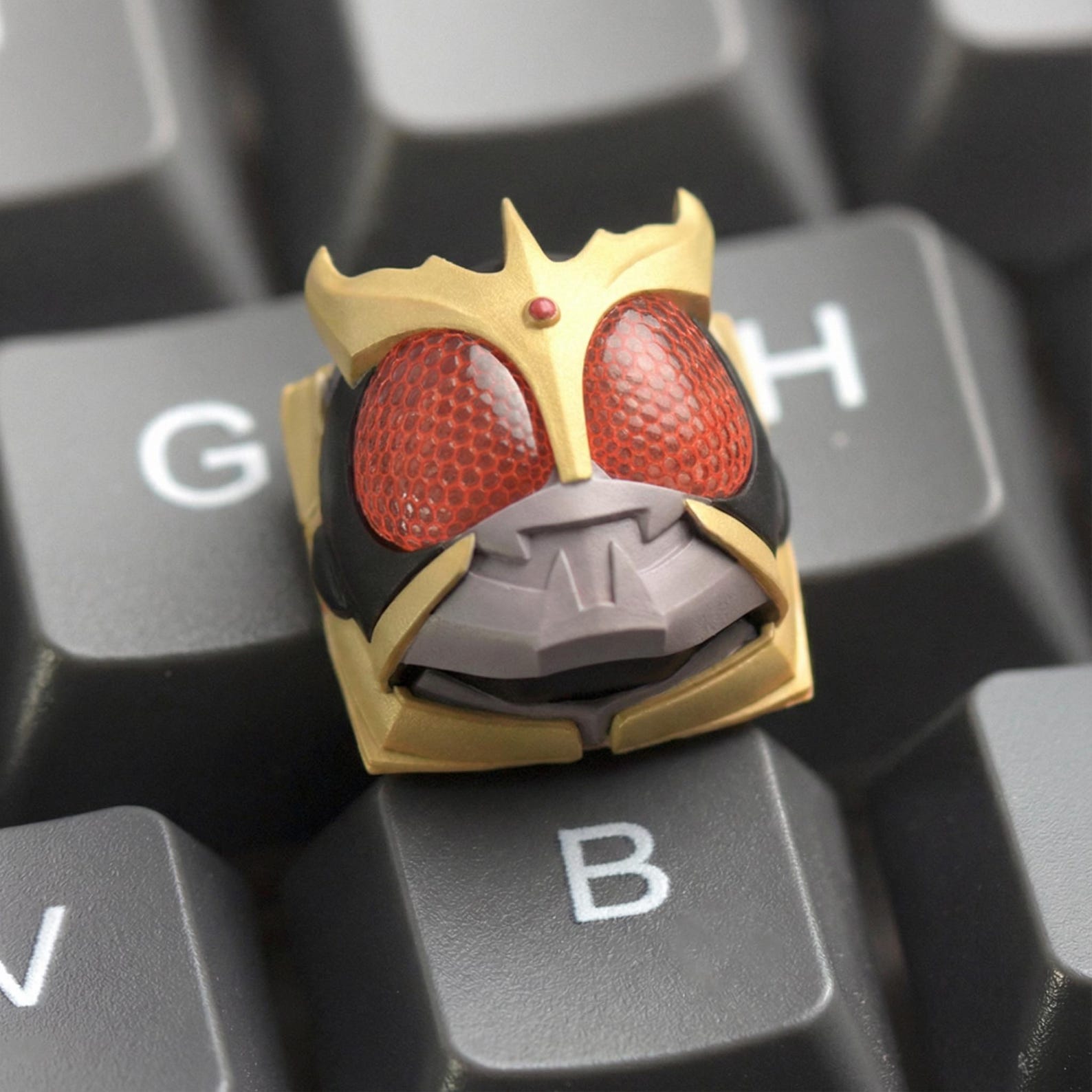 Key Cap Ghost Rider Kamen Rider Resin Keycap, Kuuga Den-o W, Cherry MX Keyboard - Etsy