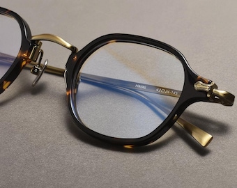 Puur titanium brilmonturen, retro brillen voor mannen vrouwen, minimalistisch acetaat optisch frame voor mannen vrouwen recept 011