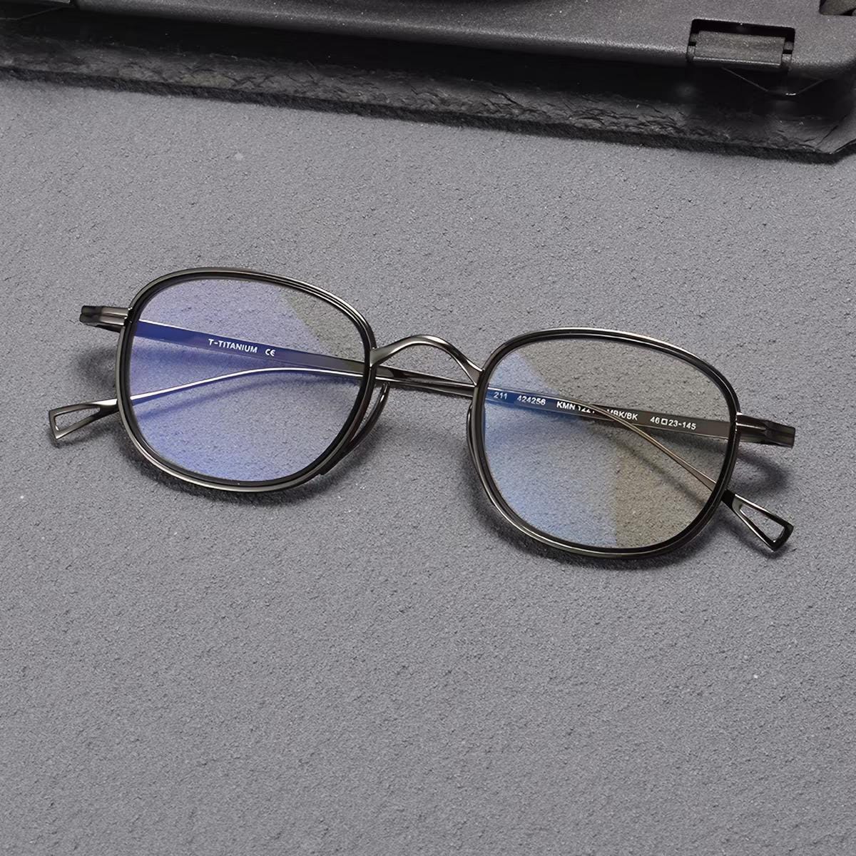 Soft Square Titanium Glasses Frames, Lightweight Minimalist Eyeglasses ...