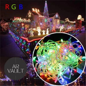 Guirnalda de luces LED con 8 modos de iluminación y alambre de cobre