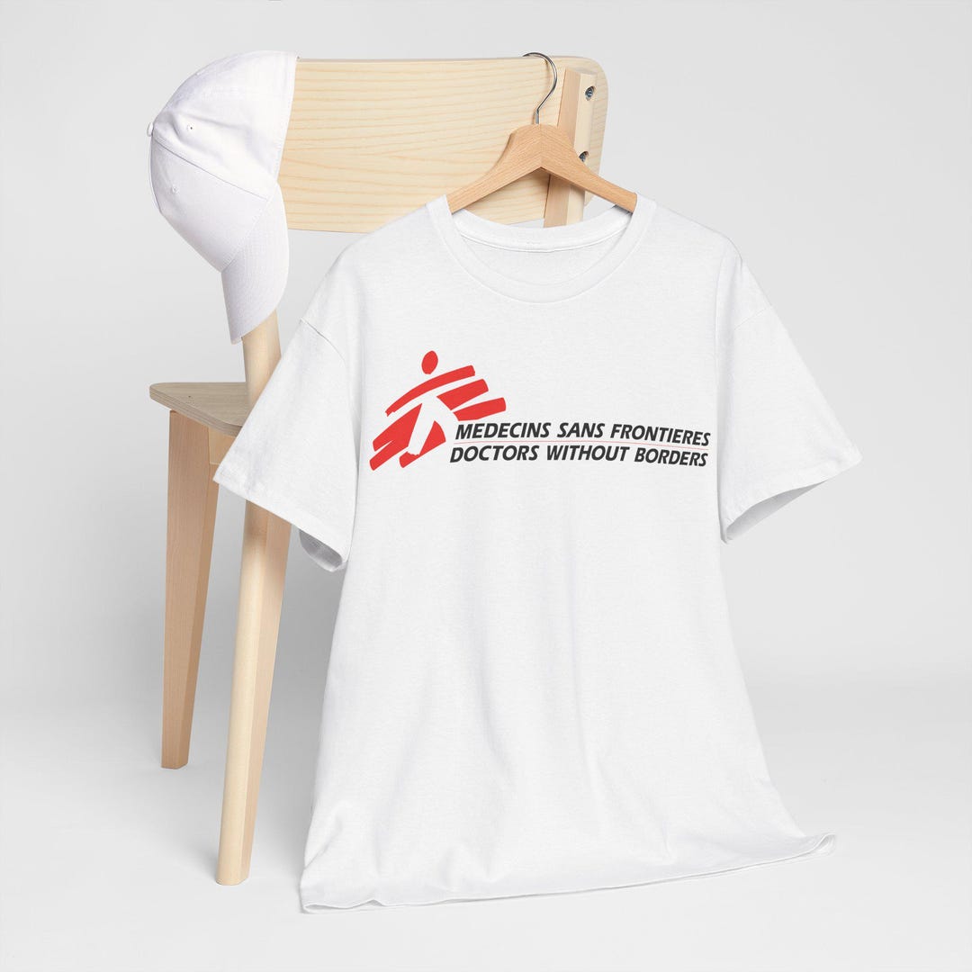 Doctors Without Borders Logo Tee Médecins Sans Frontières Cotton T ...