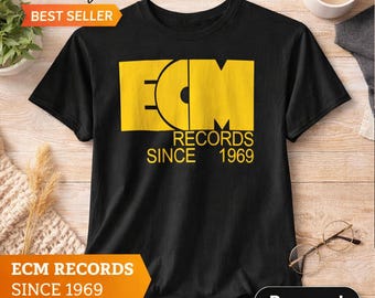 Camiseta ECM Records Since 1969: Camiseta Vintage de Gravadora de Música
