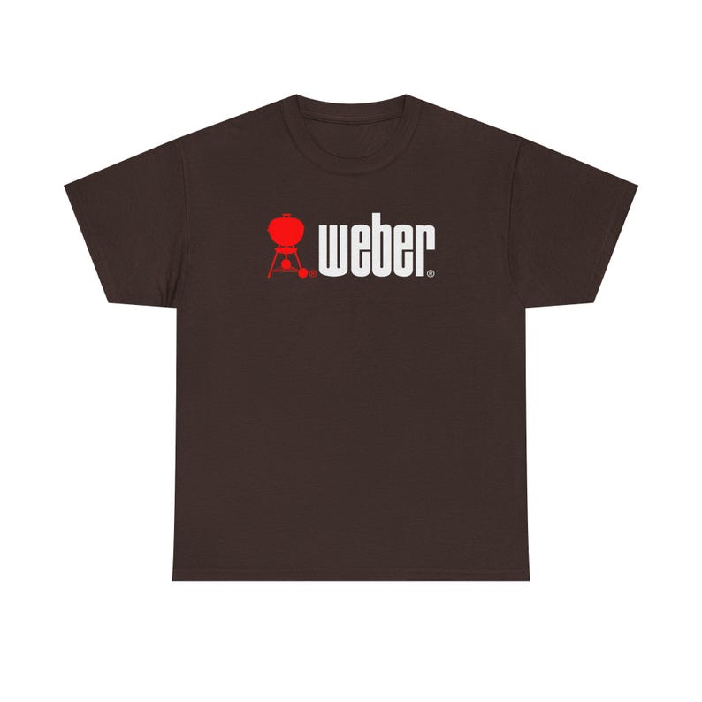 Weber Red Kettle Grill graphic Tee | BBQ barbecue logo t-shirt image 6