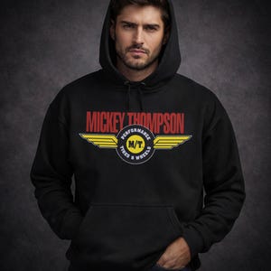 Mickey Thompson Racing Logo Hoodie | Tire & Wheel Performance Pullover