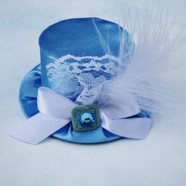 Alice in Wonderland Mini Top Hat - Birthday Costume Photo Prop Alice in Wonderland Mad Hatter