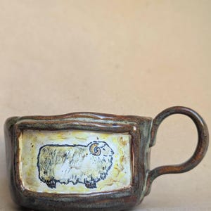 Ram Clay Mug - Etsy