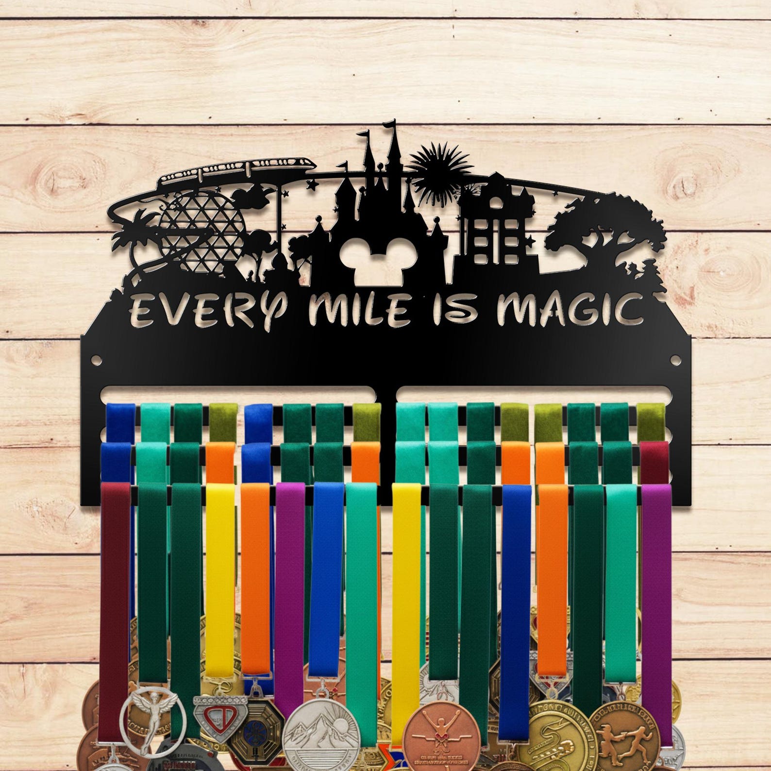 Personalized Every Mile is Magic Medal Hanger Disney World Marathon ...