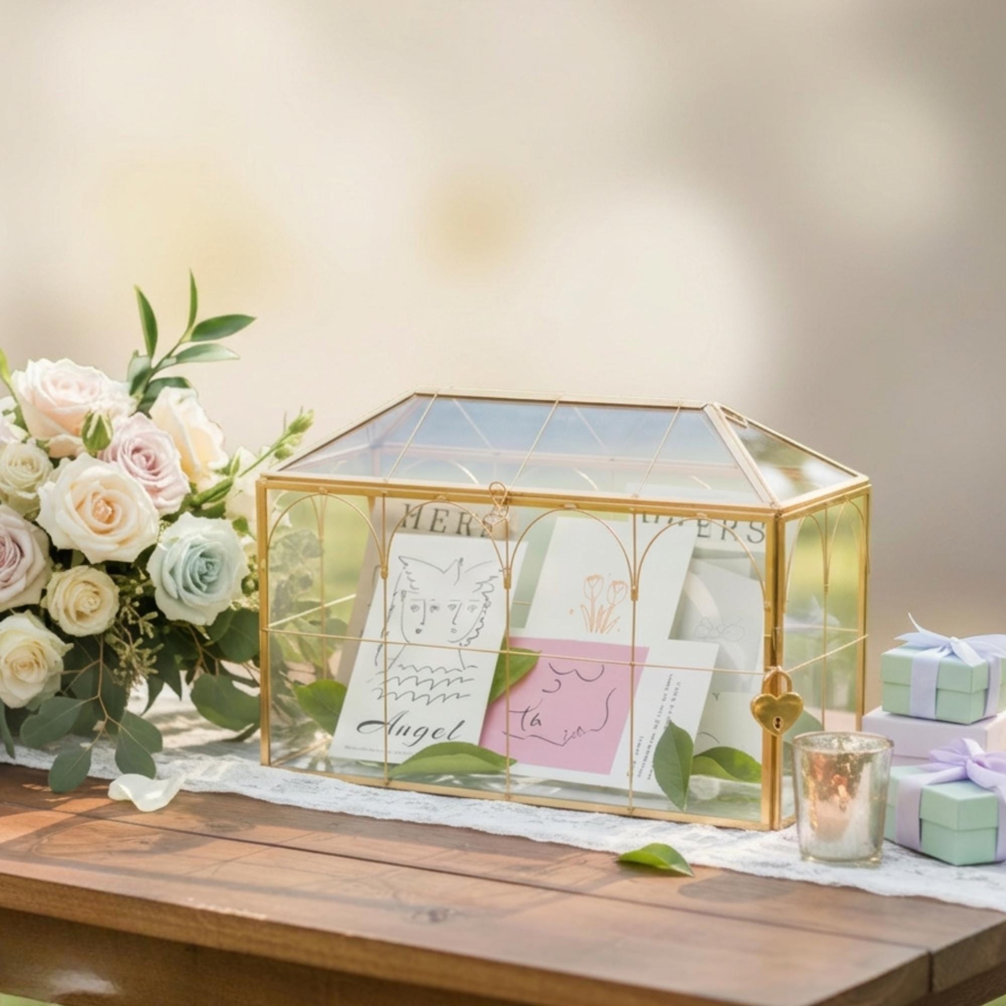 Glass Card Box - Etsy
