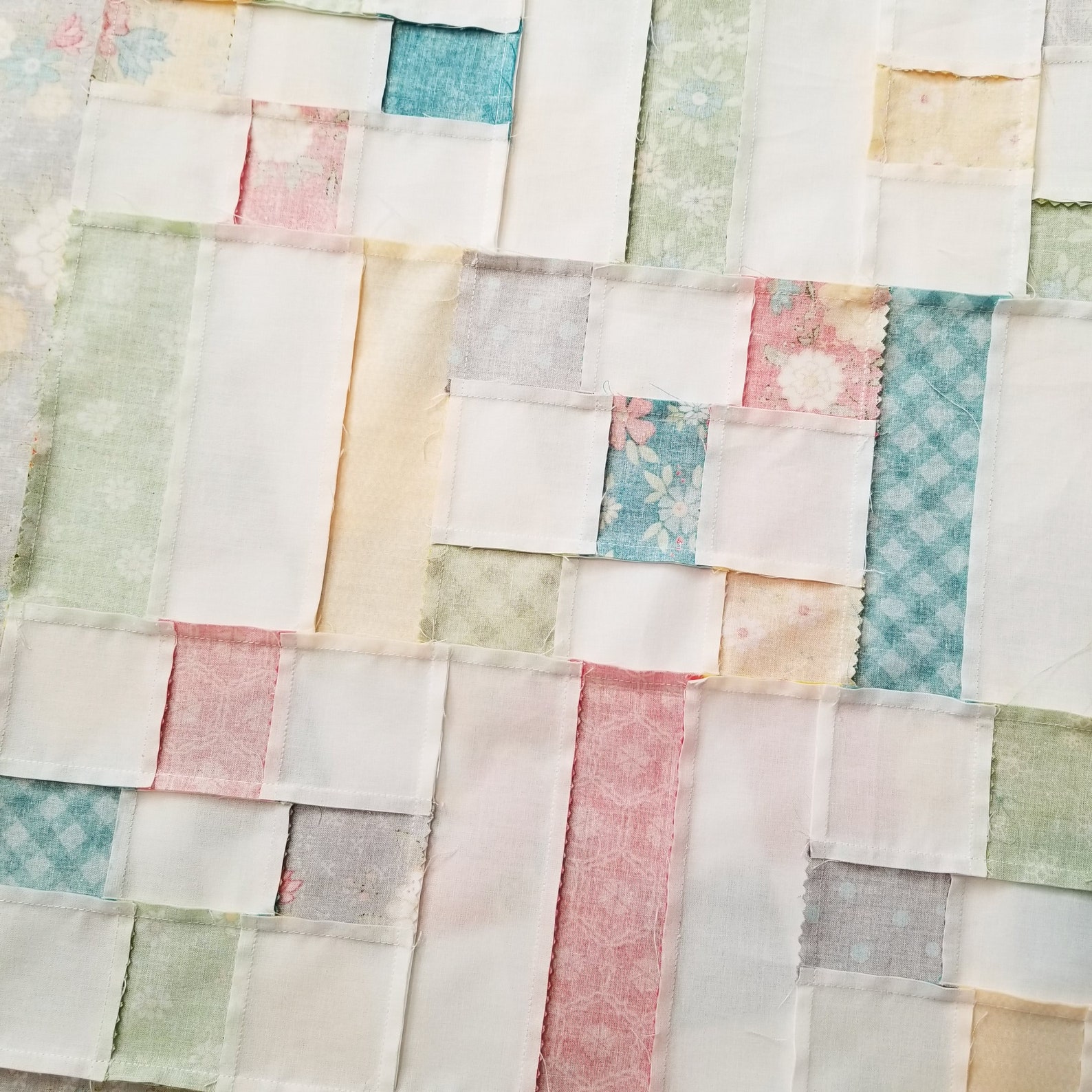 Unfinished Quilt Top Patchwork Quilt Handmade Quilt Scrap Etsy