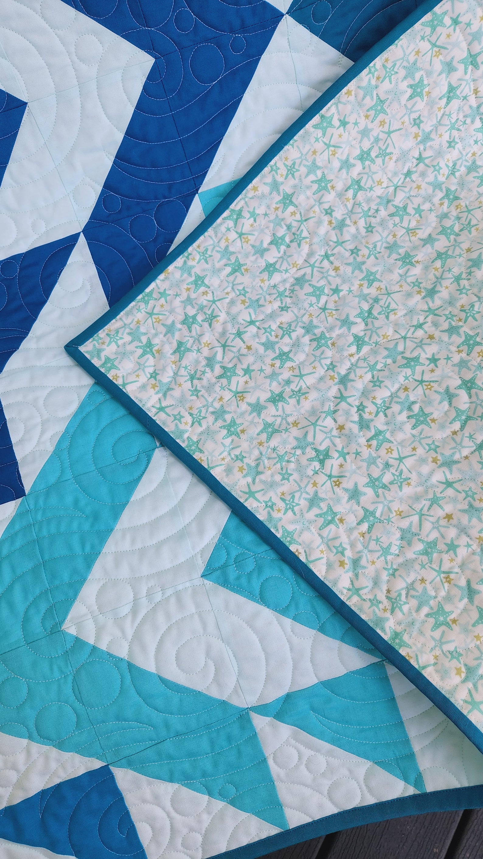 Ripple Effect Modern Quilt Pattern, Digital Download PDF, Baby Size ...