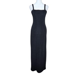 green emerald velvet dress 90s Beaded Silk Dress main image 1