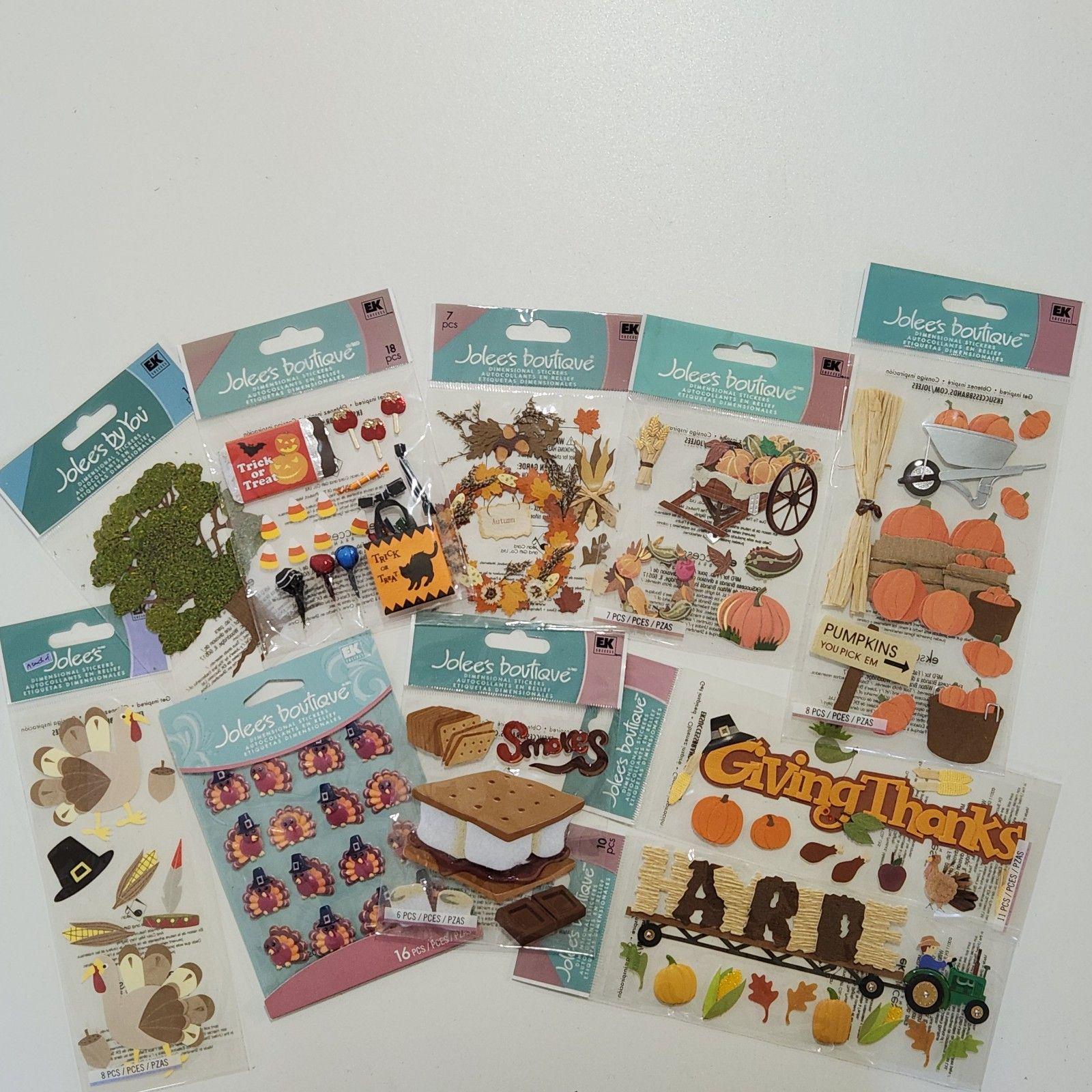 Jolee's Boutique Sports Dimensional Stickers - YOU CHOOSE! Set #2 (Multi-Color)