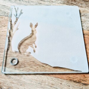 Handmade glass coasters family and pets collection image 3