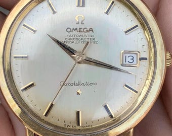 Vintage Omega Constellation Chronometer Watch – 1963 Automatic Cal. 561 Silver Dial