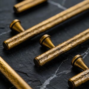 Hammered Brass Cabinet Pulls,Antique Vintage Drawer Handles,Handmade Kitchen Hardware,WardrobeDoorHandle,ModernDrawerFittings,CabinetKnobPul