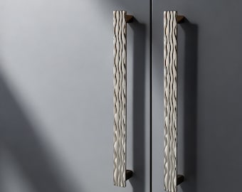 Wave Schrankknauf, Nickel Schrankknäufe, Gold Schubladengriffe