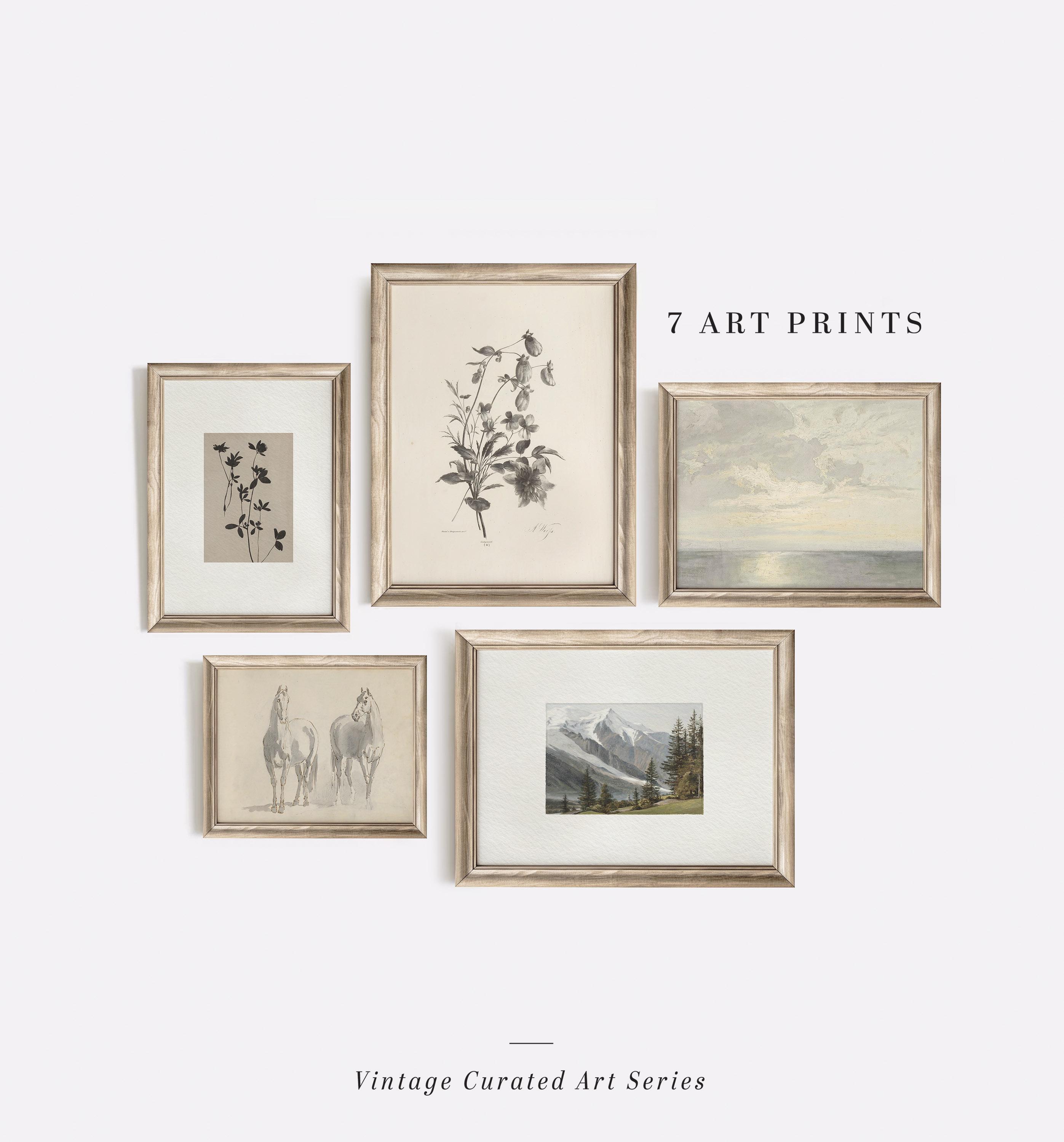 20+ Neutral Wall Art Collection | Vintage Gallery Wall Set | Modern ...