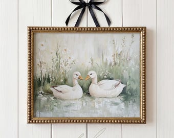 Nursery Duck Wall Art | Neutral Nursery Decor | Digital Download