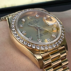Vintage Rolex Presidential Watch - Women's 18k Solid Yellow Gold - Authentic Swiss Luxury