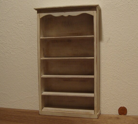 Fatto a mano 1:12th scala in miniatura casa delle bambole legno magazine