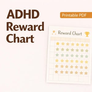 Tabela nagród dla dzieci z ADHD | Wzmocnienie pozytywne (plik PDF do druku dla dzieci w wieku 4-9 lat)