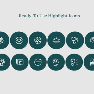 Therapist Instagram Templates, Mental Health Canva Posts, Psychology Social Media Kit bild 5