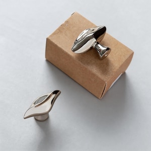 Brass Wardrobe Knob, Silver Drawer Handle For Cabinet